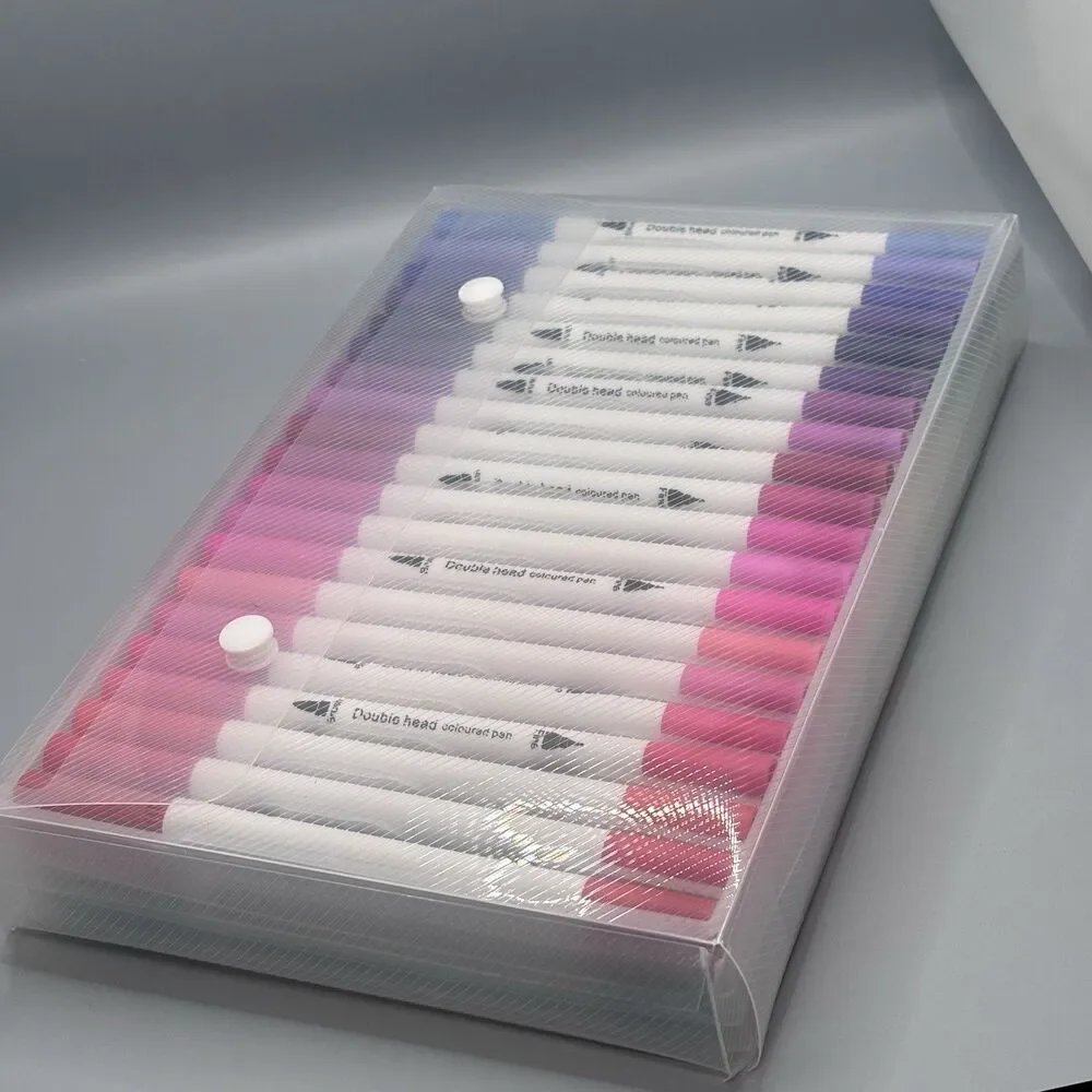 Brusarth Dual Tip Brush Markers Set Double Head Coloring Pens Artist Drawing 40